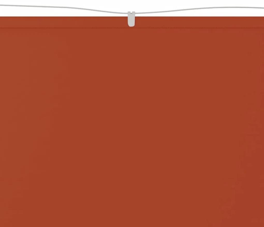 Copertina verticala, teracota, 60x600 cm, tesatura Oxford Terracota, 60 x 600 cm