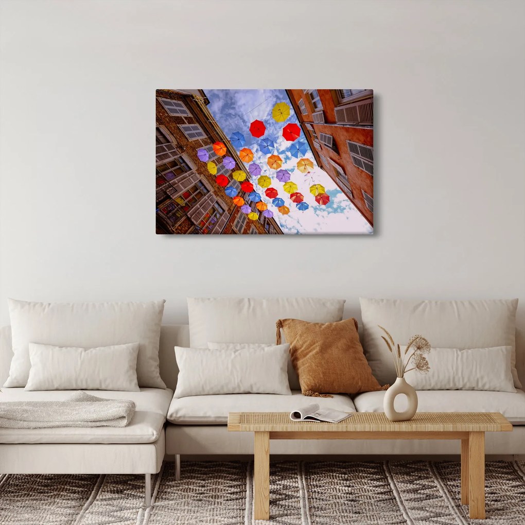 Tablou - Umbrele colorate (90x60 cm)