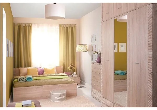 Noptieră THEMO 29x63 cm, stejar Sonoma