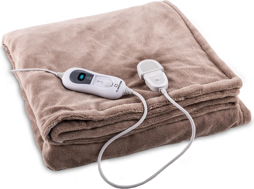 Klarstein Dr. Watson 120W 180x130cm patura electrica bej lavabila