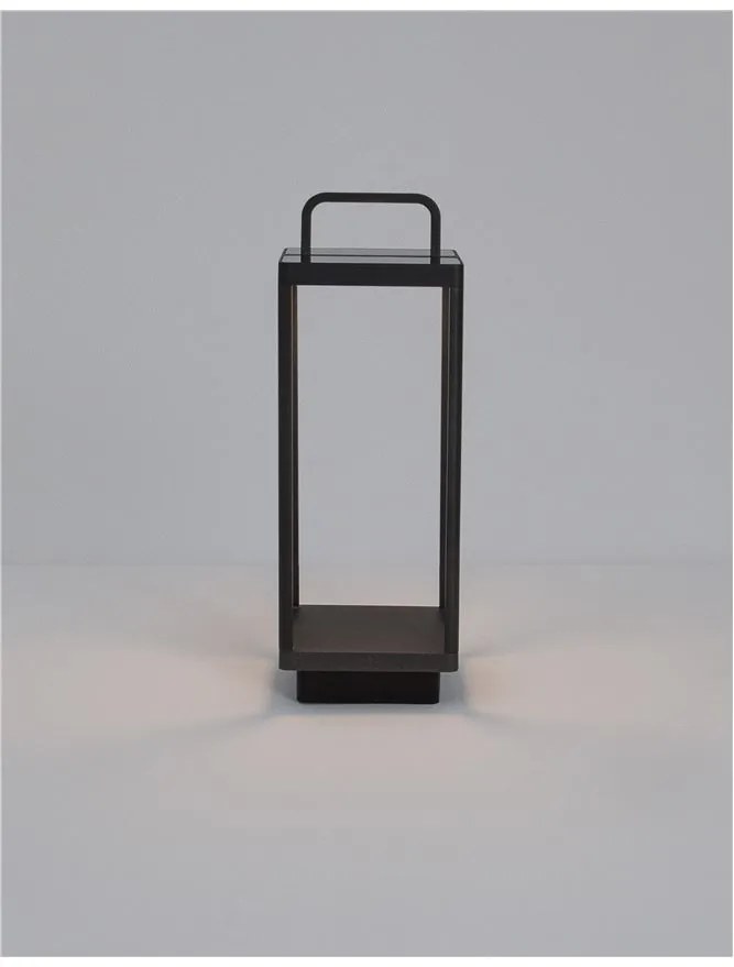 Lampa LED solara portabila pentru iluminat exterior IP65 BALI H-51cm