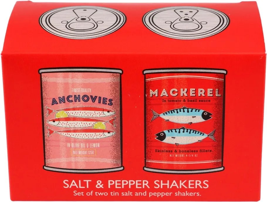 Set solniță și piperniță Fish – Rex London