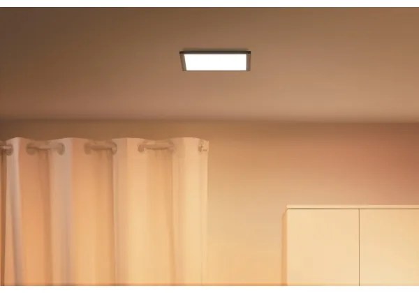 WiZ - Plafonieră LED SUPERSLIM dimabilă 12W 230V negru Wi-Fi