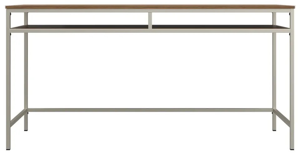 Birou cu blat cu aspect de lemn de nuc 51x153 cm Bradford – Støraa