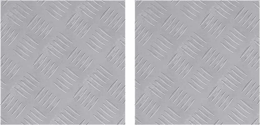 vidaXL Trepte Pătrat 2 pcs Argintiu 30 x 30 cm Aluminiu