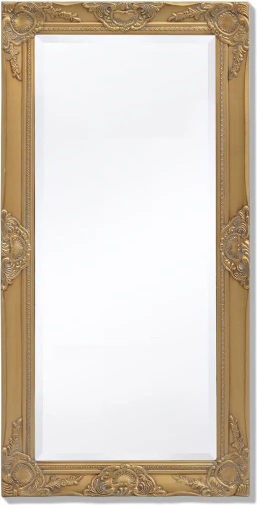 vidaXL Oglindă de perete în stil baroc, 100 x 50 cm, auriu