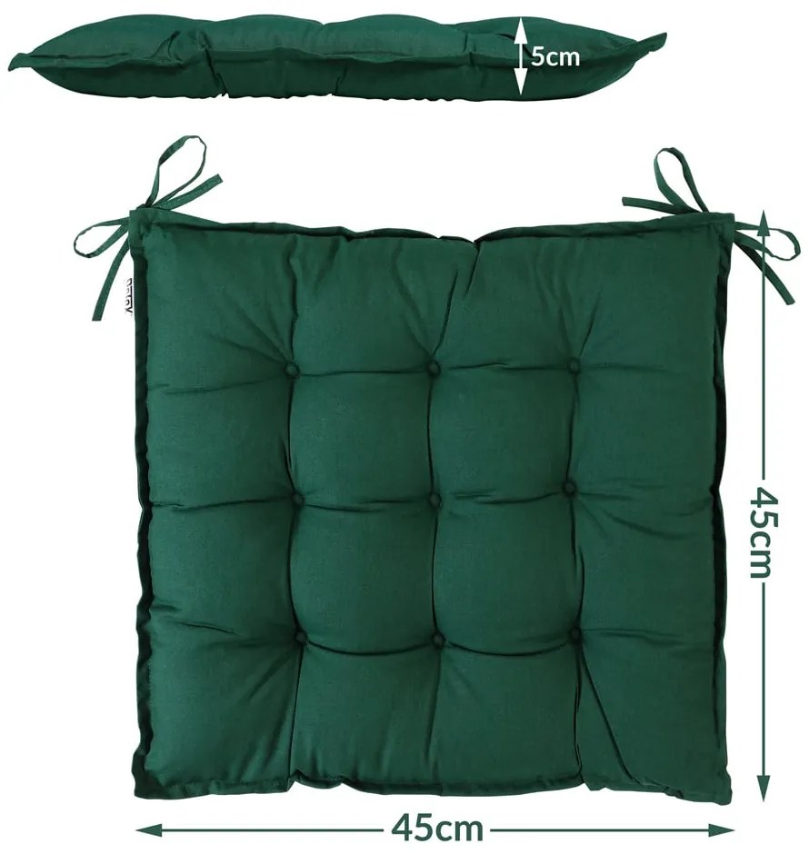 Deuba 6 x perne confortabile - verde