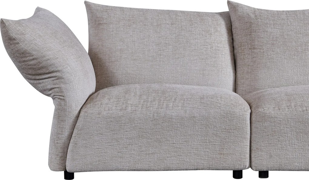 Canapea semirotunda dumonde cu șezut confortabil din spumă HR Vogue 460x131 cm