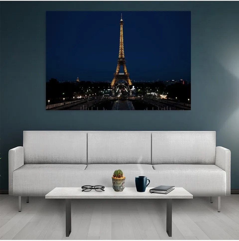 Tablou canvas Eiffel Tower - 90x60 cm 90x60 cm