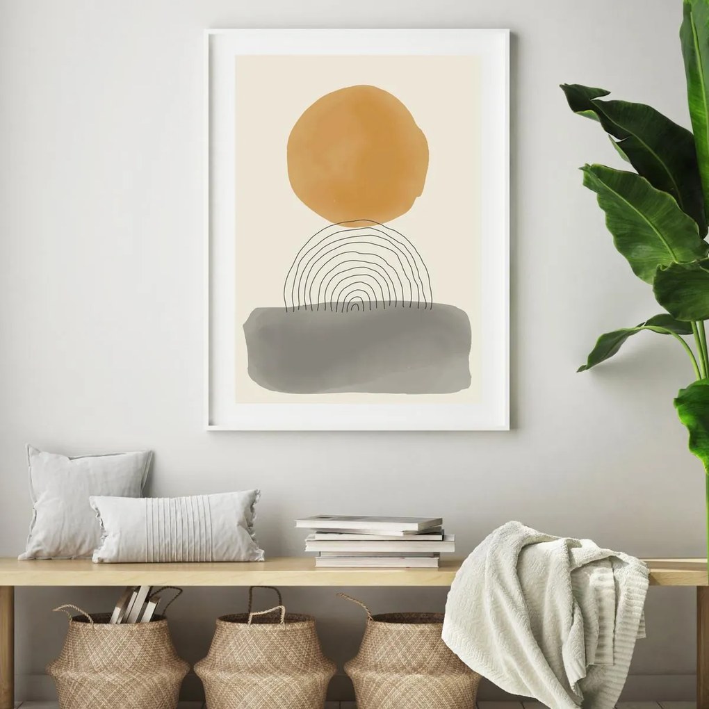 Poster - Abstracție pictată (A4)