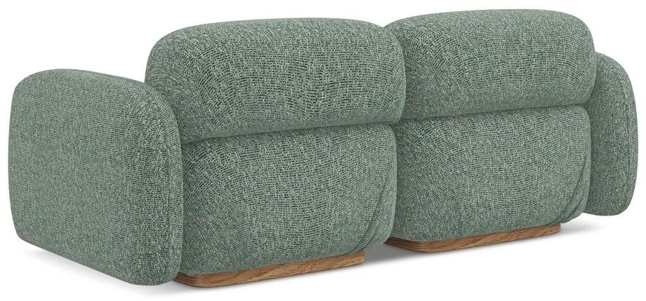 Canapea modulară verde-deschis 190 cm Ailani – Makamii