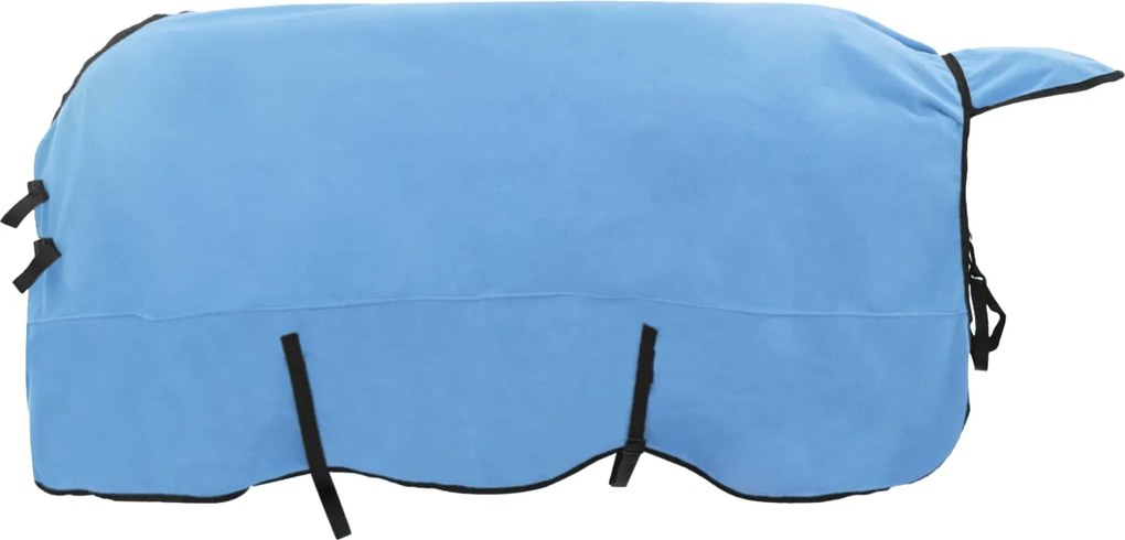 vidaXL Pătură pentru cai Aqua complet Poliester