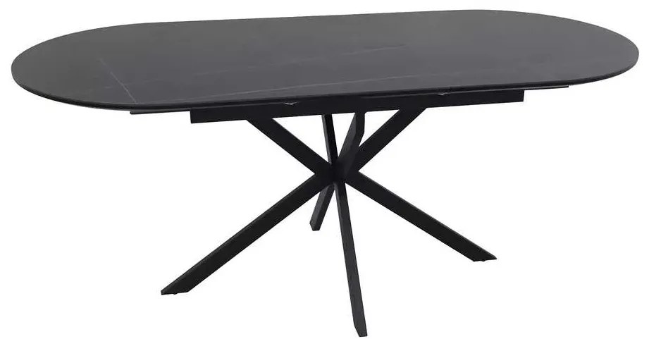 Masă de bucătărie Maxwell II 140 x 80 cm, negru