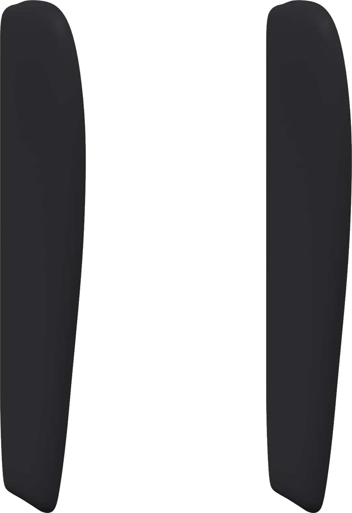 vidaXL Ureche pentru Tăblie Negru 80 x 23 x 6 cm PVC