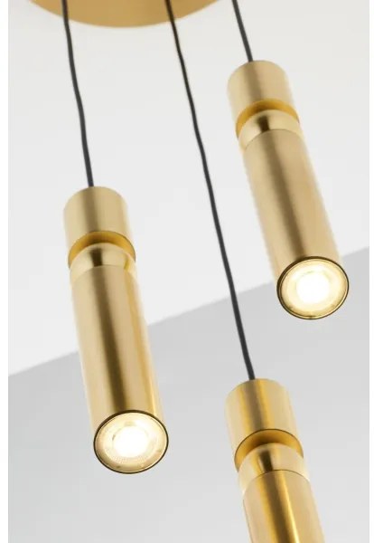 Lustră pe cablu Jupiter 2019 ALAS 3xGU10/10W/230V auriu