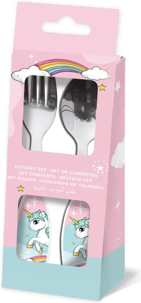 Unicorn Range set tacâmuri din metal - 2 piese
