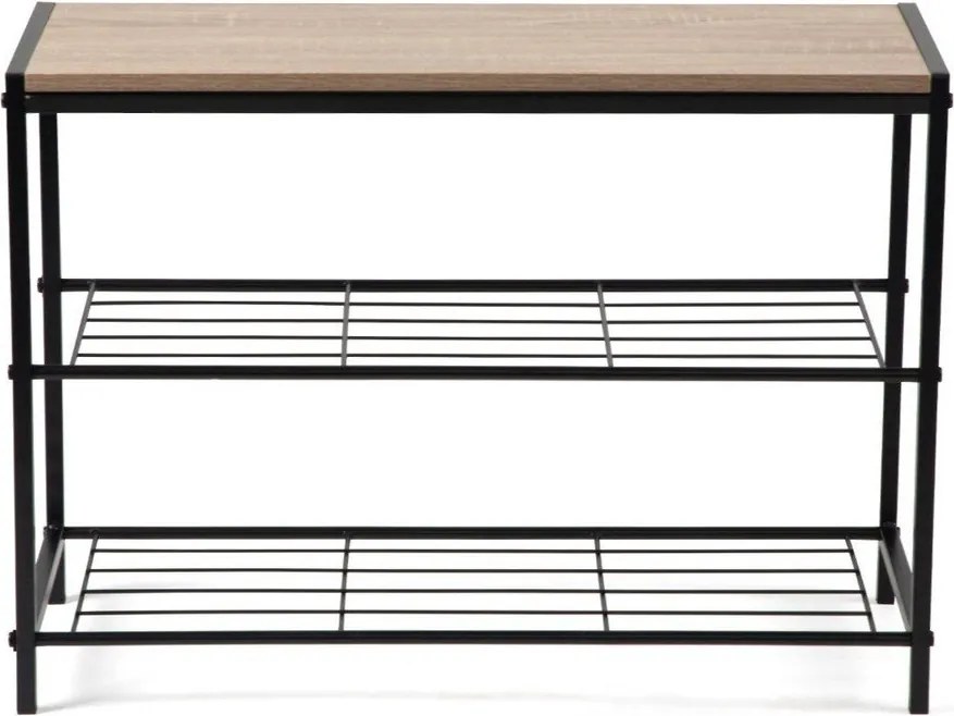 Pantofar negru din oțel 63x44x30 cm Asten – Bonami Essentials