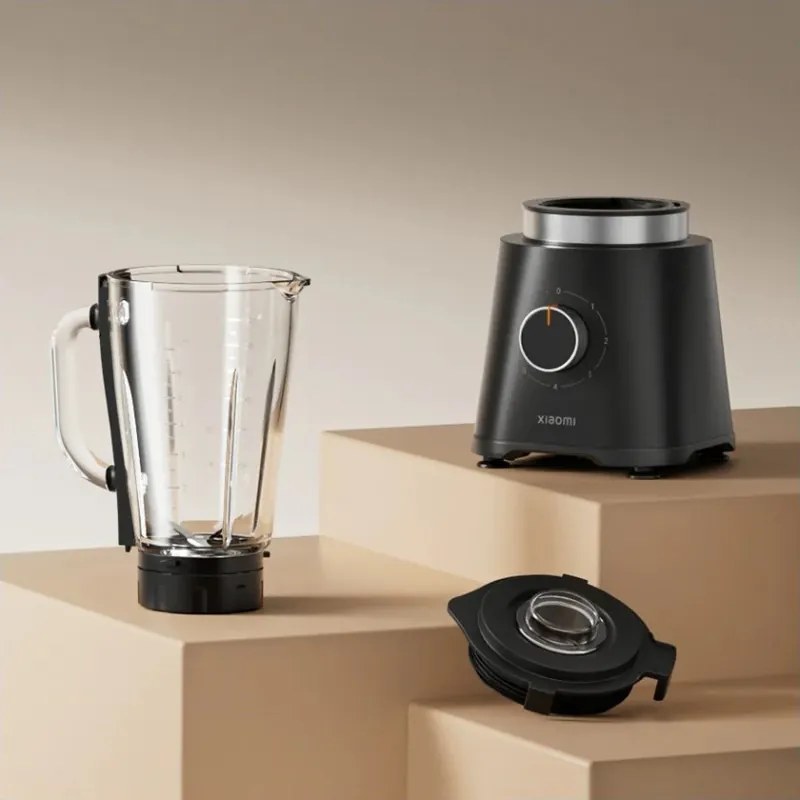 Blender Xiaomi BHR8936EU, 600 W, 1,75 litri, 21.000 rpm, 5 viteze+Pulse, Negru