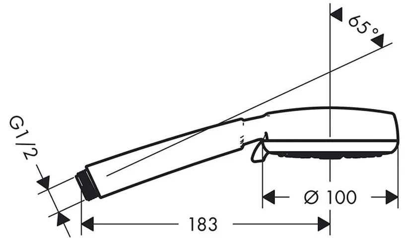 Set para de dus, 2 jeturi, tija si furtun, alb crom Crom