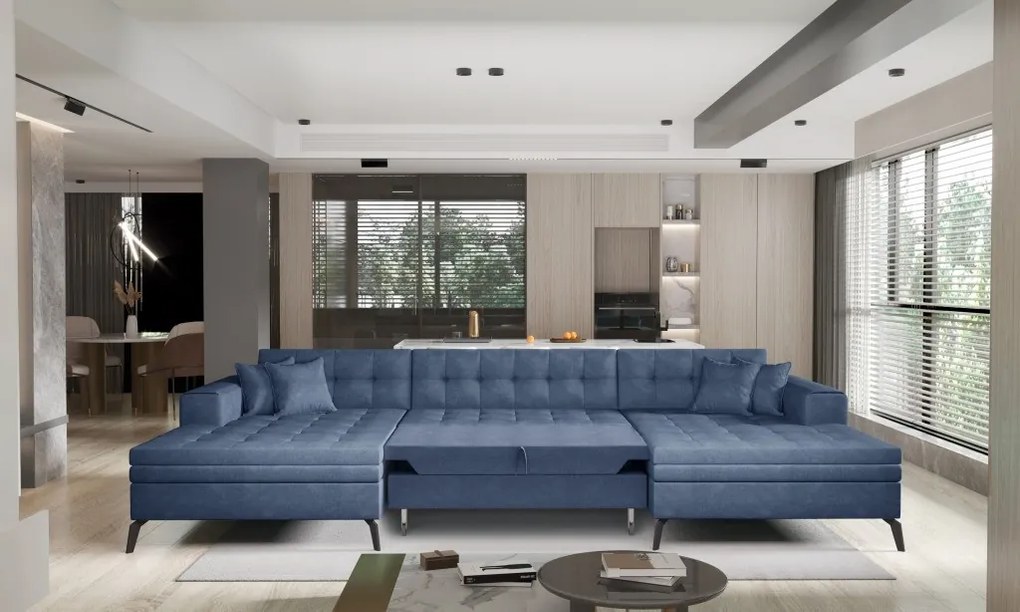 Coltar living extensibil Vertizo – L350 x l170 x h93 cm