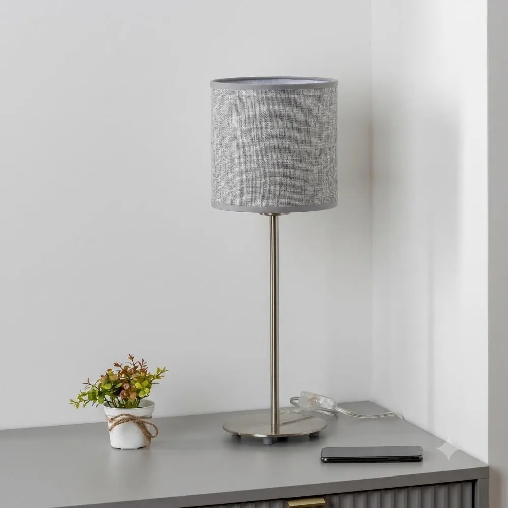 Brilagi - Lampă de masă LED NUBILA 1xE27/60W/230V, gri