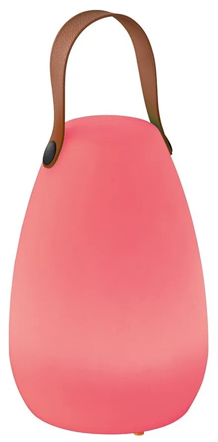 Veioză albă/maro LED (înălțime 20 cm) Ruby – Fischer & Honsel