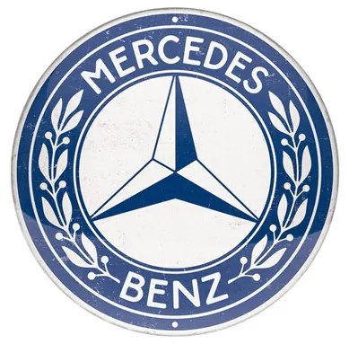 Placă metalică Mercedes Benz