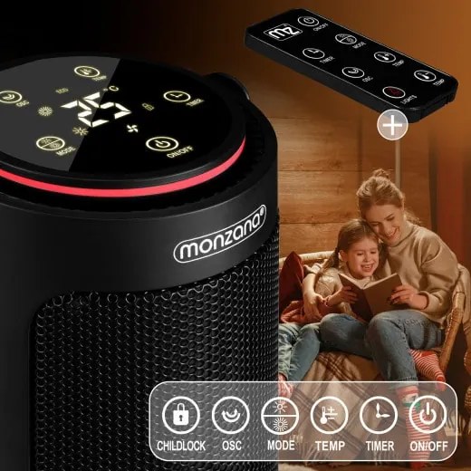 Deuba Incalzitor ceramic 2000W - negru