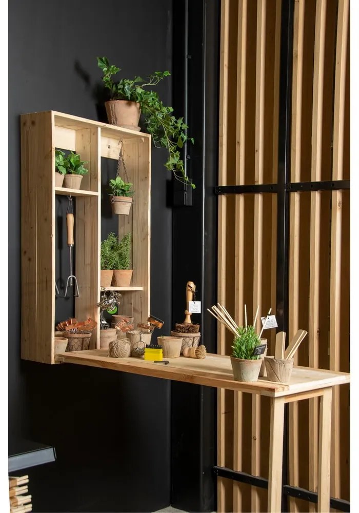 Masă de bar pentru grădină din lemn de pin 117x58 cm Baar – Esschert Design