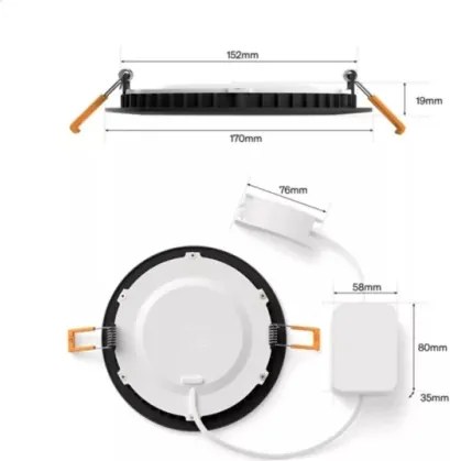 Philips - LED RGBW reglabil, corp de iluminat încastrat pentru baie Hue SLIM LED/12W/230V IP44