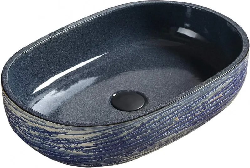 Mexen Alita chiuvetă de blat 58 x 39 cm, albastră - 22045866