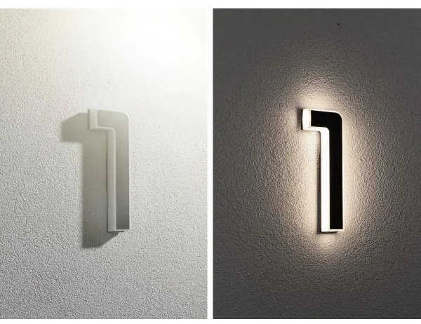 Paulmann 79842 - LED 0,2W IP44 Număr casă solar 1,2V
