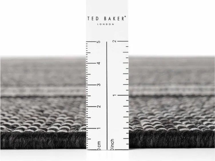 Covor pentru exterior și interior negru/crem 160x230 cm Haringey Allington – Ted Baker