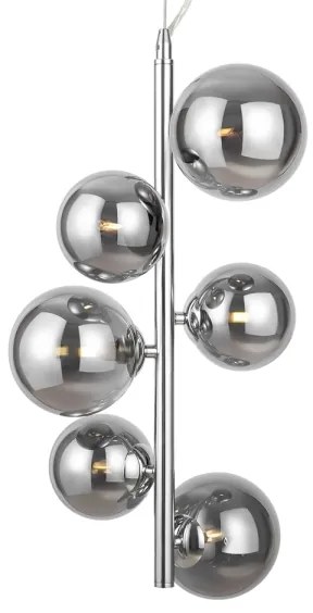 Lustră pe cablu Maytoni MOD545PL-06CH DALLAS 6xG9/28W/230V crom