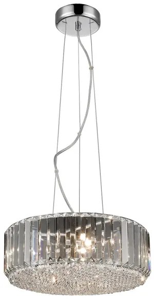 Lustră de cristal pe lanț Brilagi GLAMOUR 5xG9/42W/230V