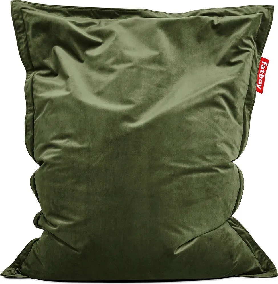 Puf puf original Slim Velvet, culori multiple - Fatboy Culoare: verde inchis