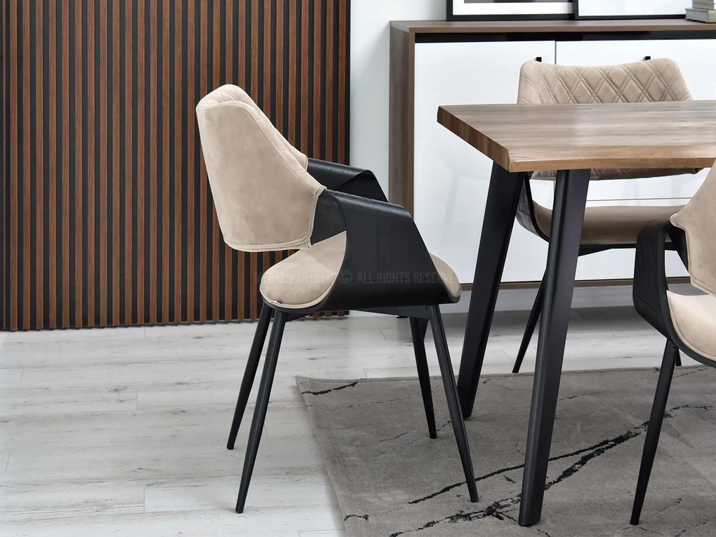 Scaun Rolf K (bej + negru). 1111248