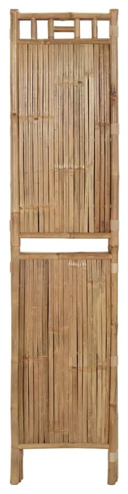 Paravan de camera cu 4 panouri, 160 x 180 cm, bambus 160 x 180 cm, 1