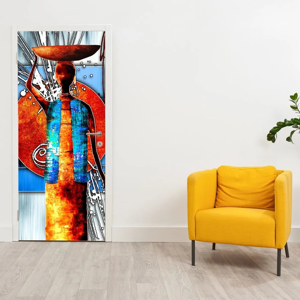 Fototapet pentru ușă - Pictura unei persoane antice (95x205cm)