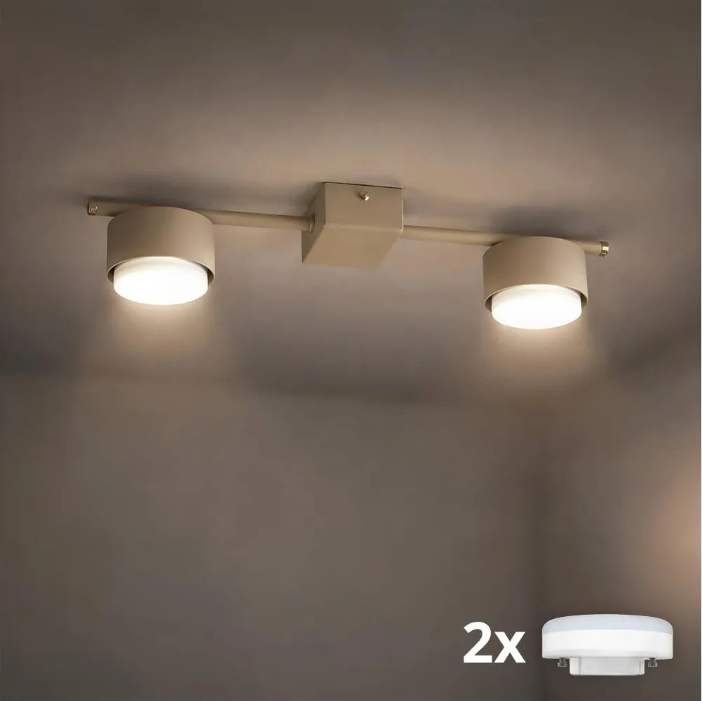 Brilagi - Spot LED MONO 2xGX53/30W/230V bej
