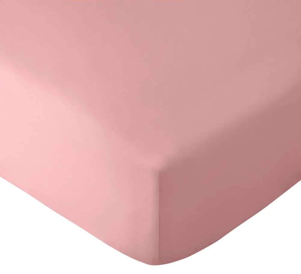Cearceaf roz cu elastic 185x200 cm So Soft Non-Iron – Catherine Lansfield