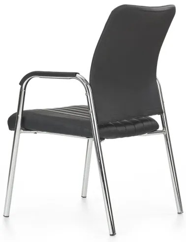 Scaun de dining KIVI, 1 buc., negru