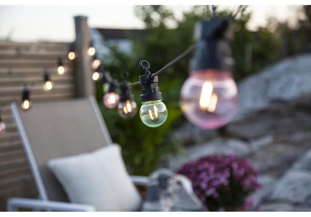 Țirag luminos cu LED-uri pentru petreceri Star Trading Small Circus, lungime 8,55 m