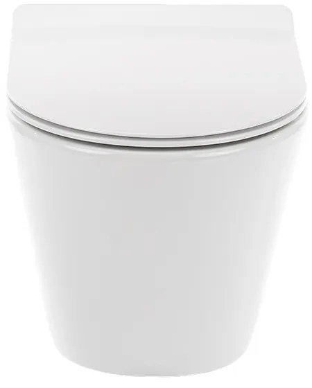 Toaletă Ride montată pe perete, fără margine