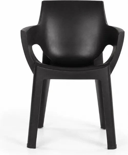 Scaun de gradina pentru dining IVY, neagra