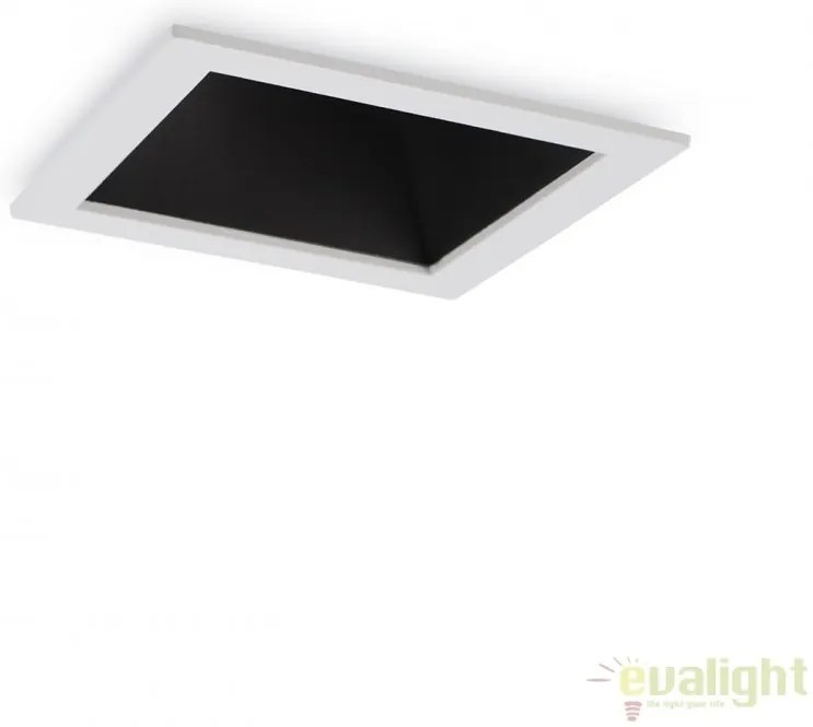 Spot LED incastrabil design modern GAME FI1 SQUARE alb / negru 192352