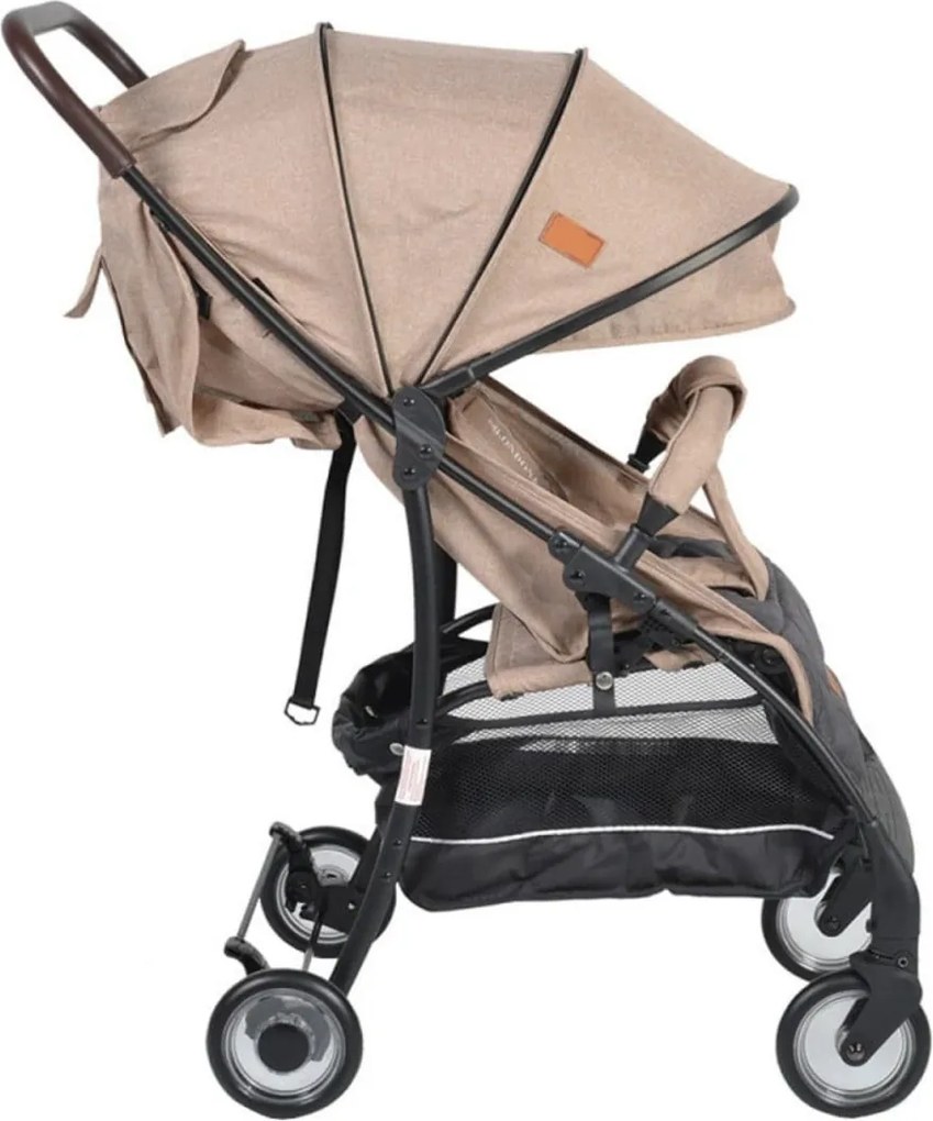 Carucior sport ultracompact pentru copii NOVOKIDS™ London PRO, Transformabil in troller, Spatar reglabil in 3 trepte, Pozitie somn, Roti