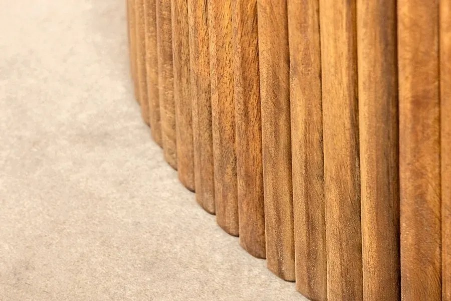 Masa cu spatiu de depozitare, lemn de mango TRES CHIC 120cm