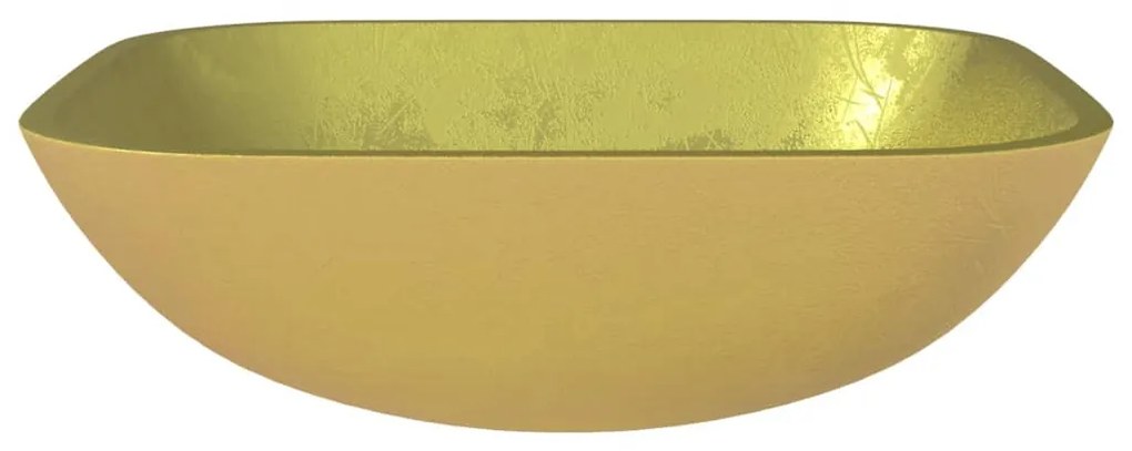 Chiuveta din sticla, auriu, 42x42x14 cm Auriu