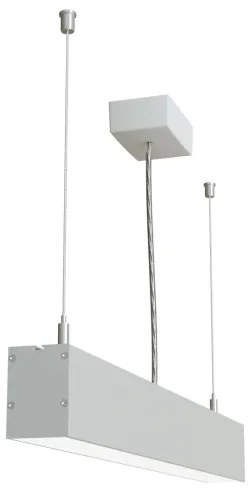 Lustră LED pe cablu LOOK LED/23W/230V 4000K 60 cm argintie APLED